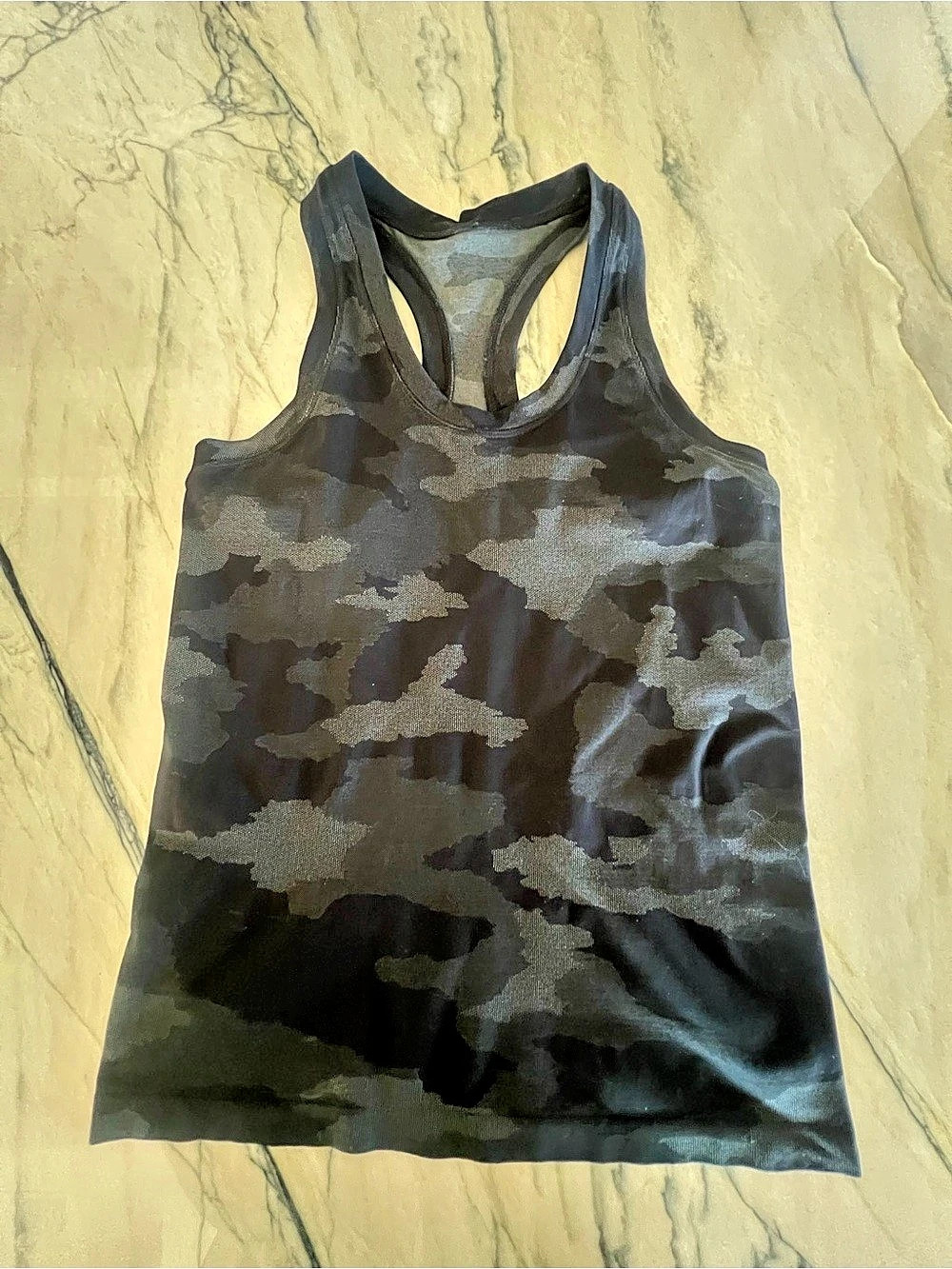 Athleta Speedlight Camo Racerback Tank